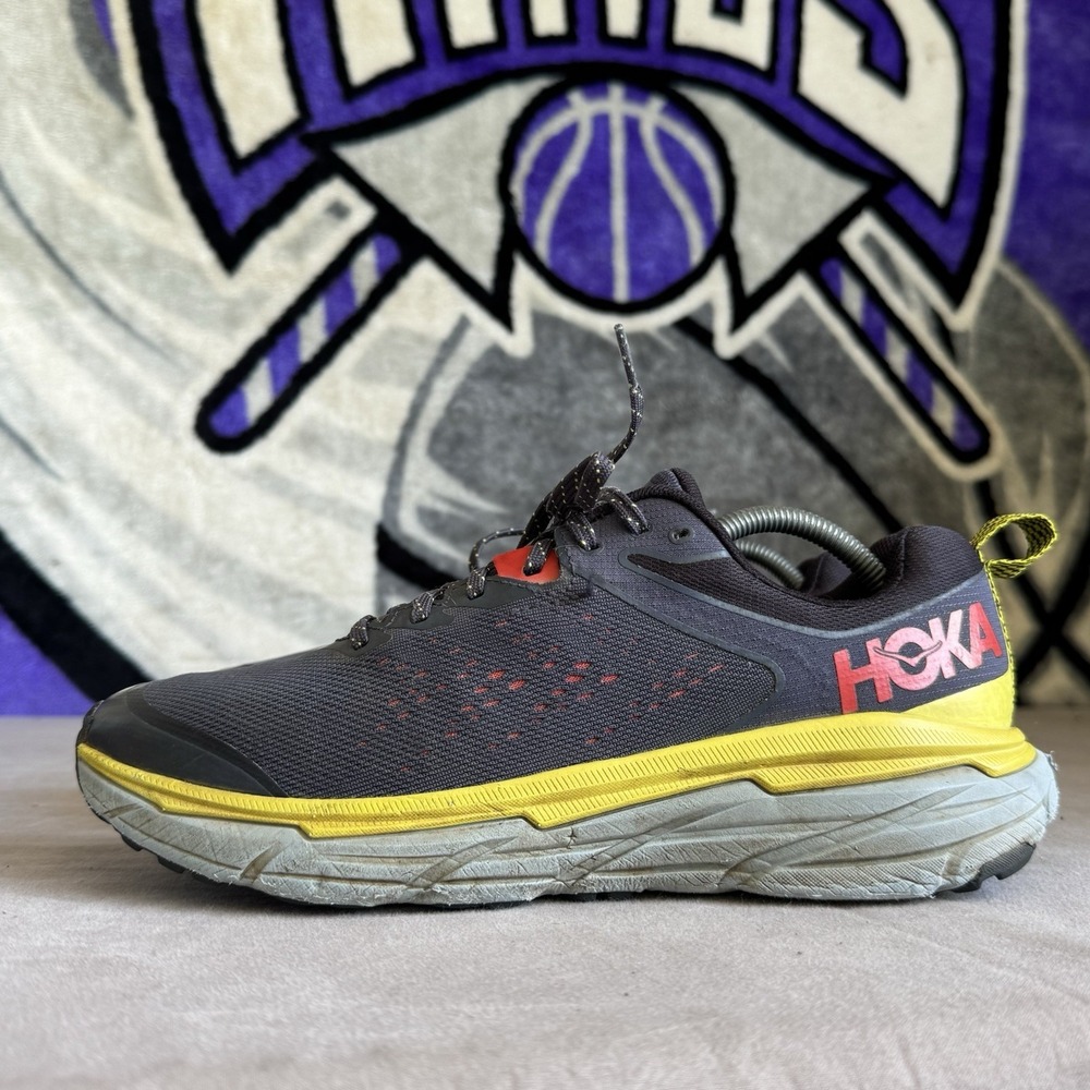 Size 9D - Hoka One Challenger ATR 6 Blue Gray/yellow 1106510 OBGS